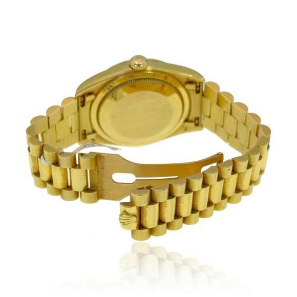 Rolex Mens Day-Date President Watch 18KY Solid Gold Champagne Dial 18238 MINT - Picture 8 of 11